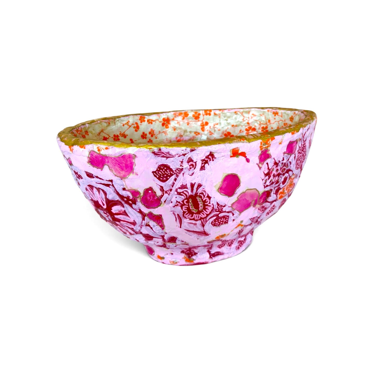 Pink and Orange Vessel