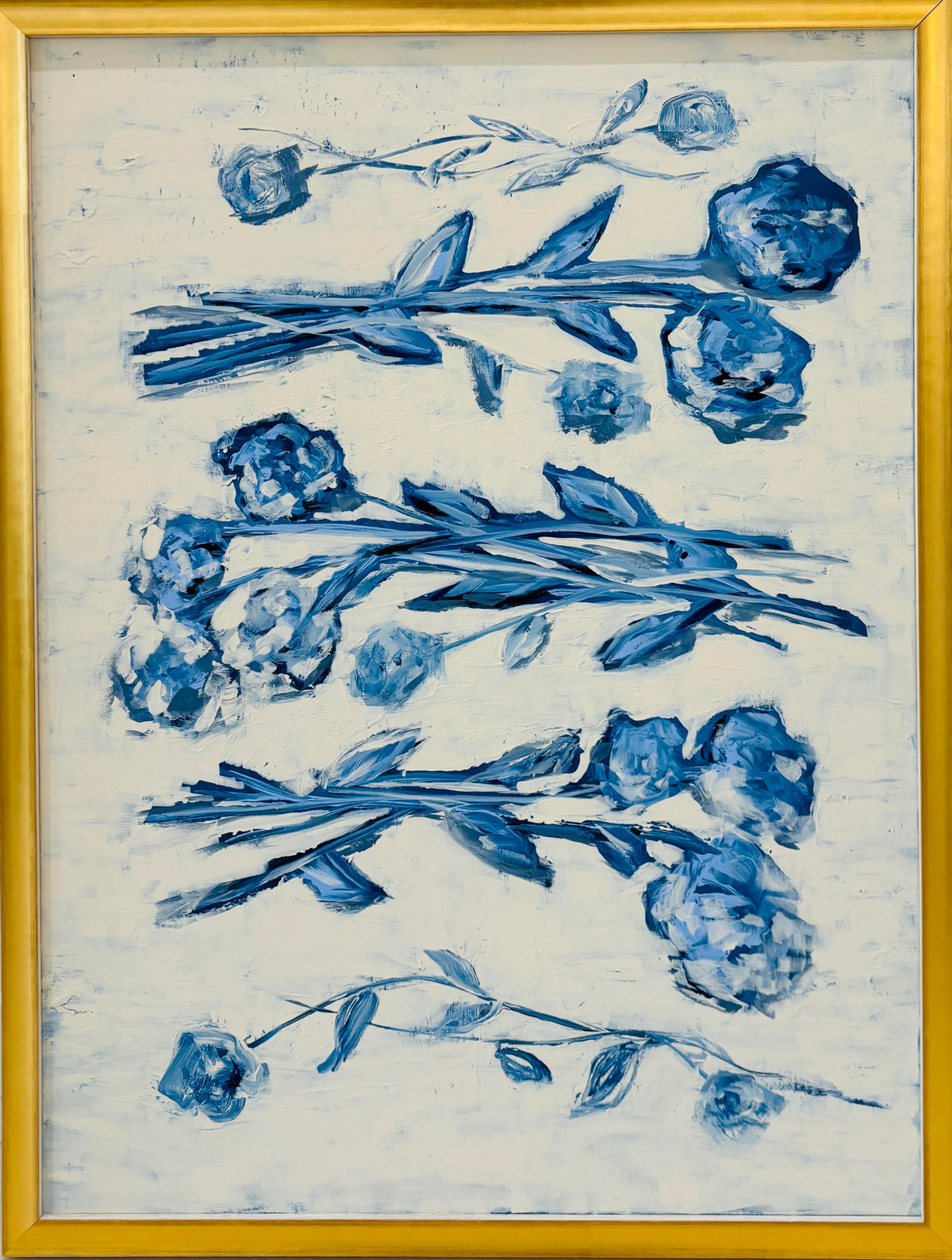 Blue and White Floral