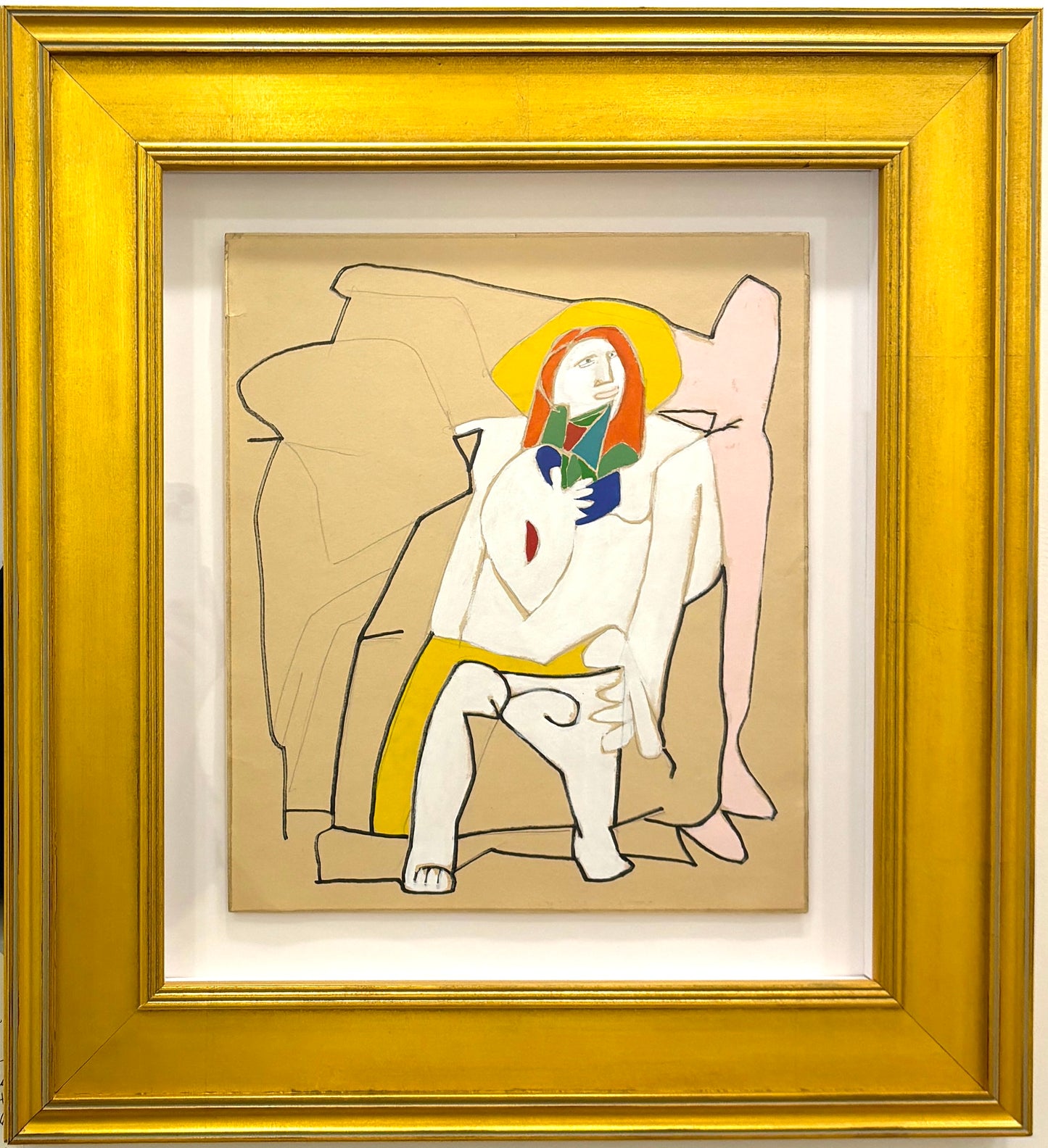 Untitled work on paper by Larry Connaster