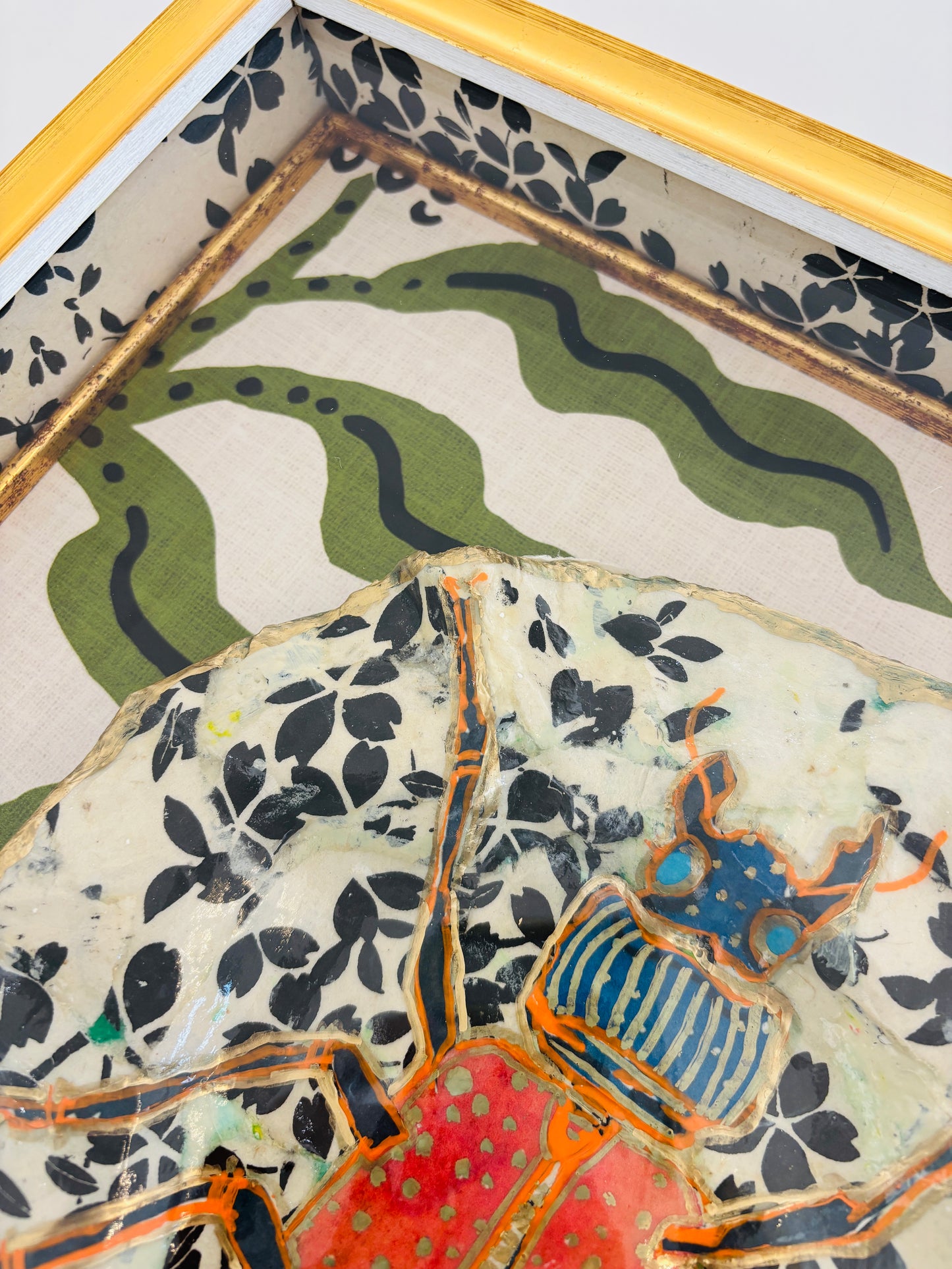 Orange Scarab Plate