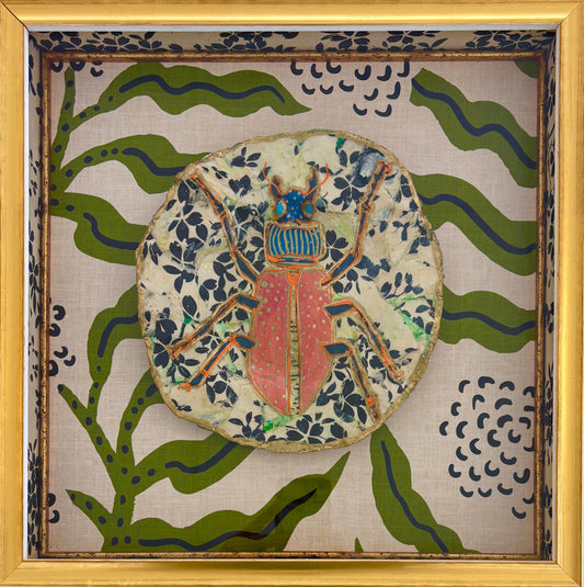 Orange Scarab Plate