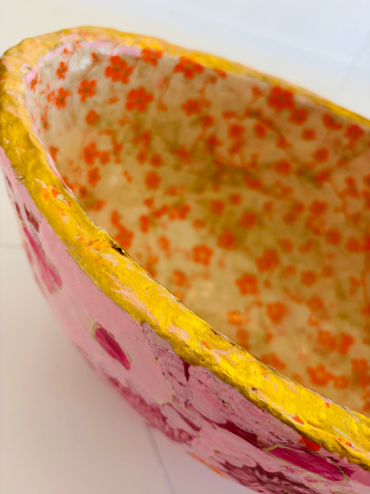 Pink and Orange Vessel