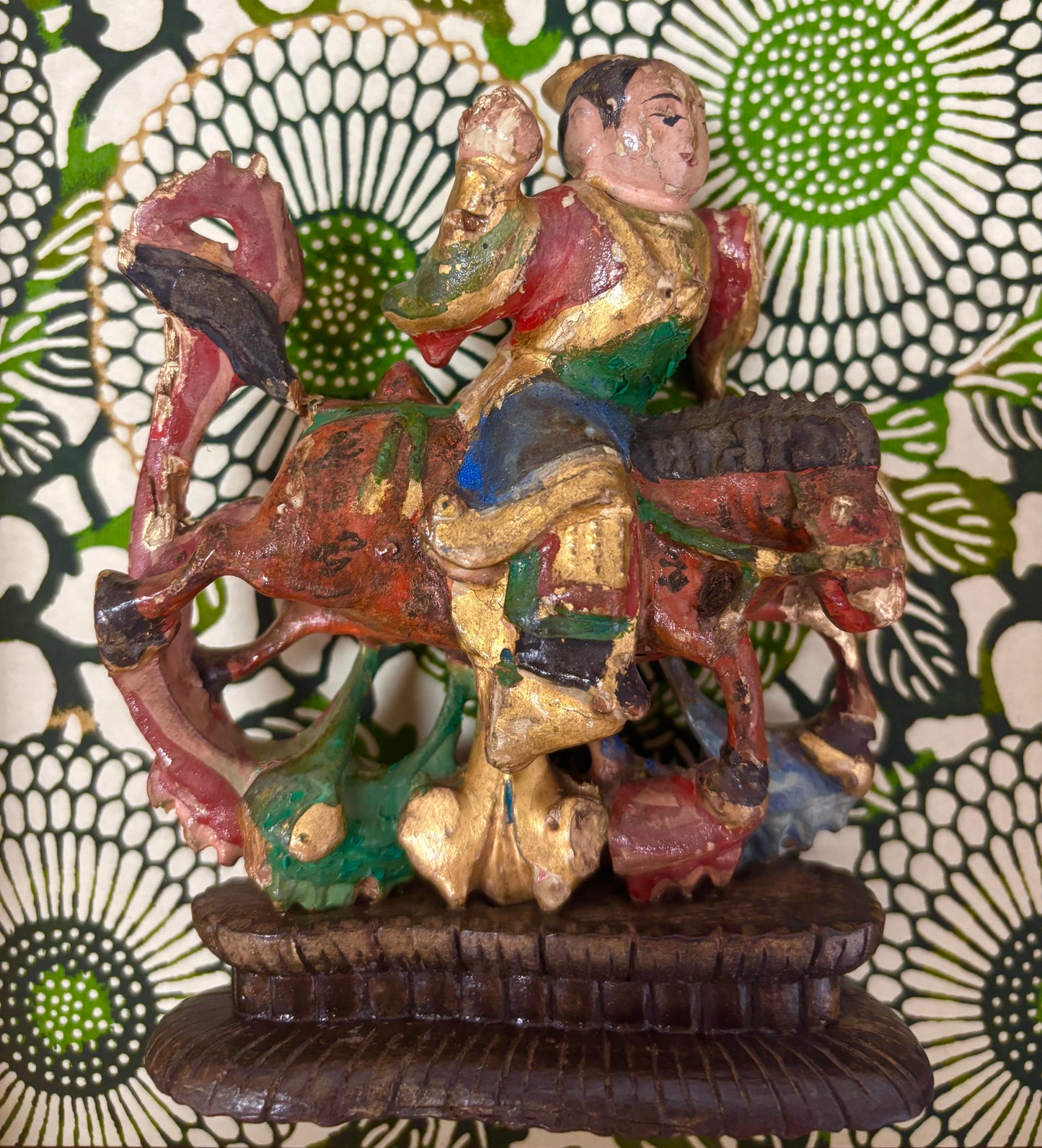 Antique Horse and Rider