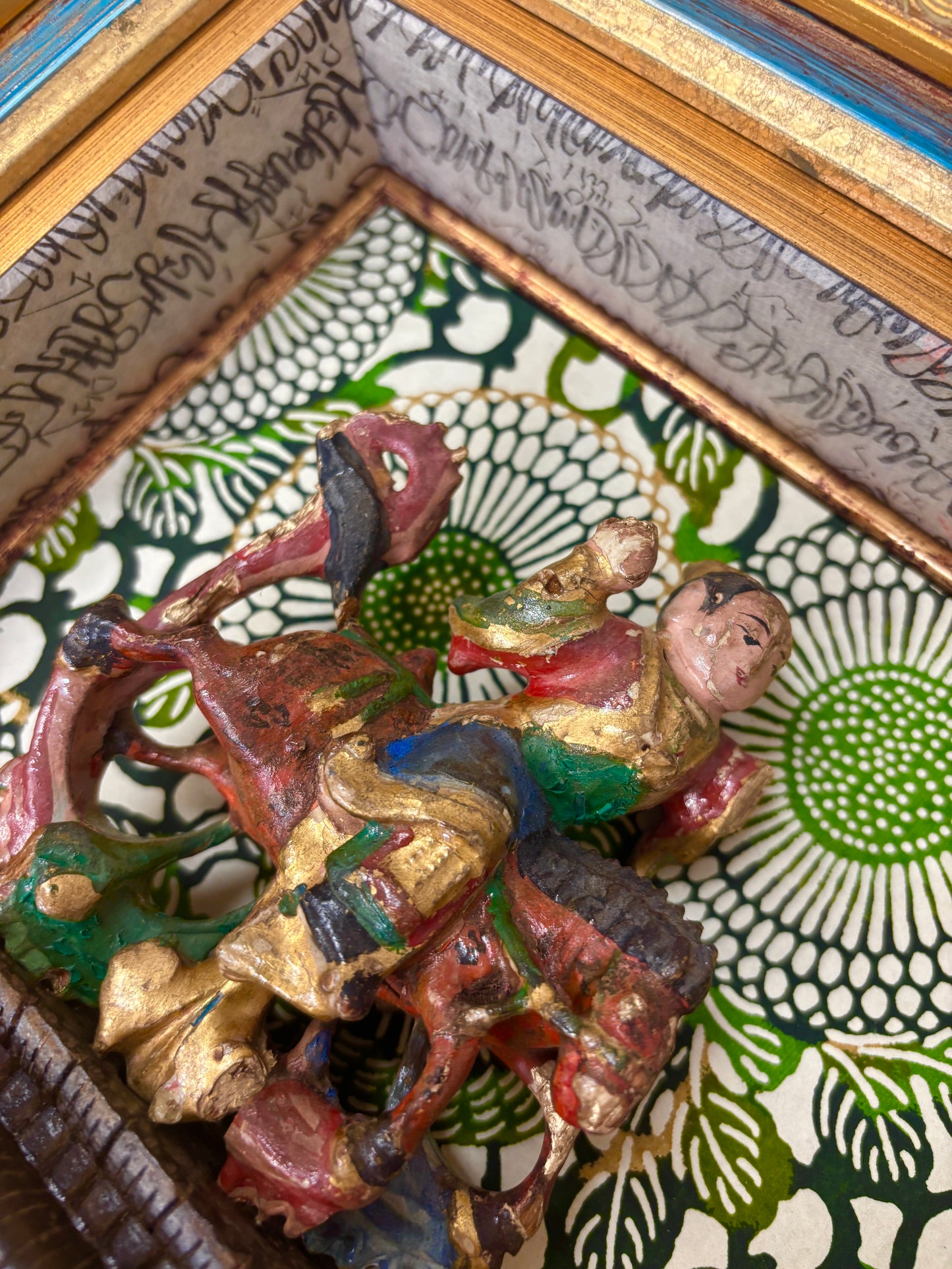 Antique Horse and Rider