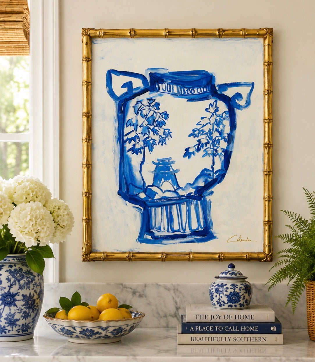 Tall Landscape Jug