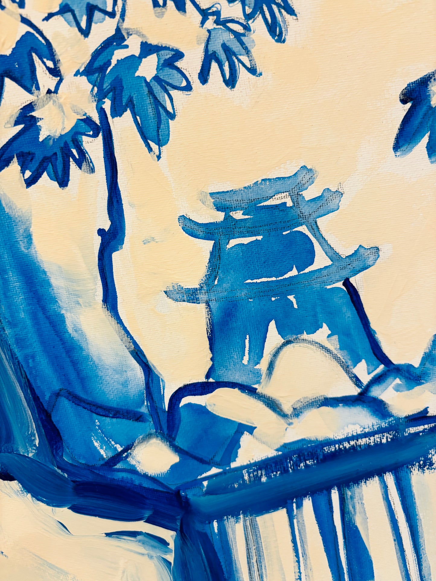 Tall Landscape Jug